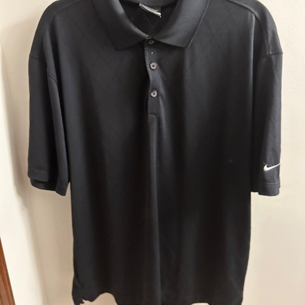Nike Golf Button Up Large Dri-Fit